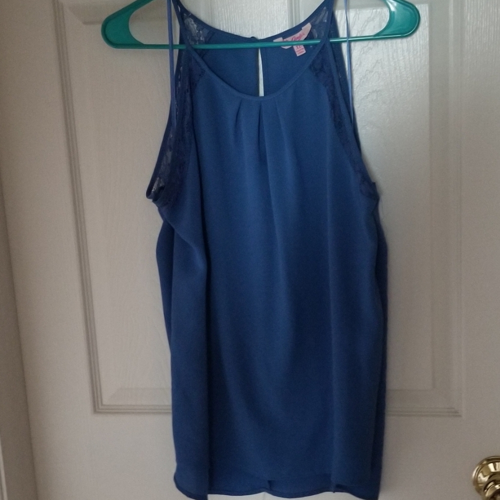 Candies Dress Tank with Lace Detail